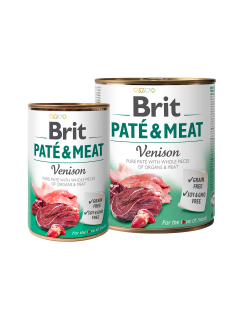 Konzerva Brit Paté&meat zvěřina 400g