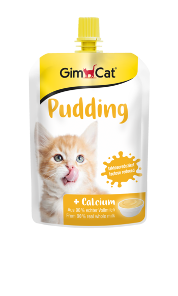 GimCat Pudink pro kočky vanilka 150g