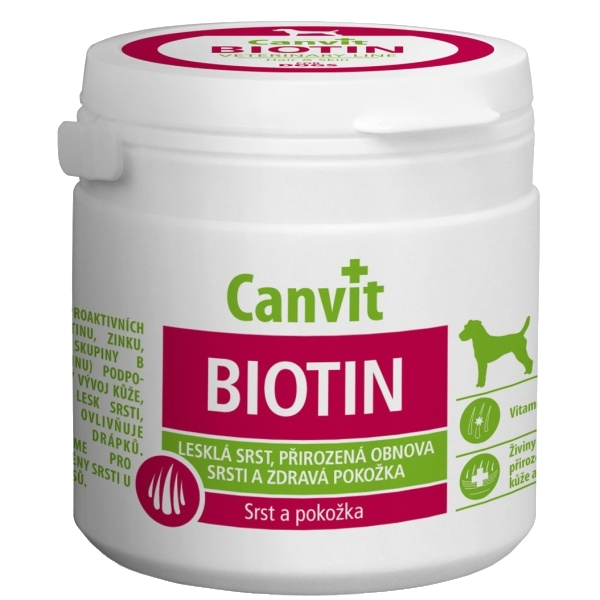 Canvit Biotin pro psy ochucený 230g