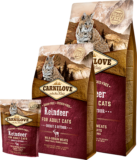 Carnilove Cat Reindeer Adult Energy&Outdoor 400g