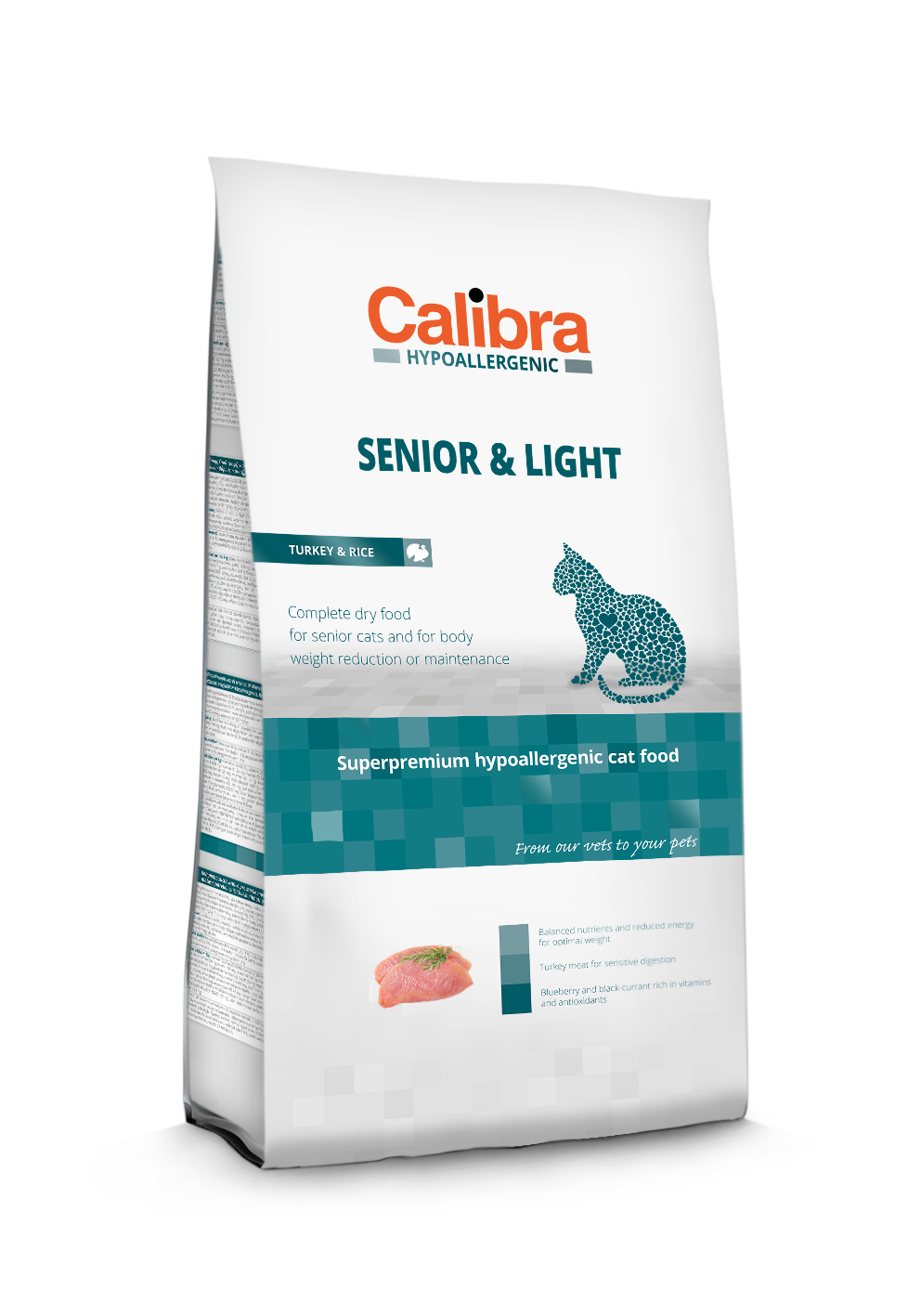 Calibra Cat HA Senior & Light Turkey 7kg 