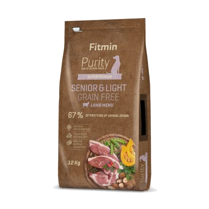 Fitmin Purity Senior & Light Lamb Grain Free 12kg
