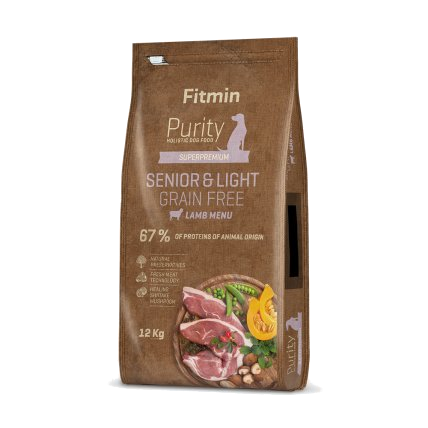 Fitmin dog Purity GF Senior&Light Lamb 12kg
