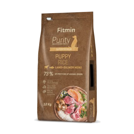 Fitmin dog Purity Rice Puppy Lamb&Salmon 12kg