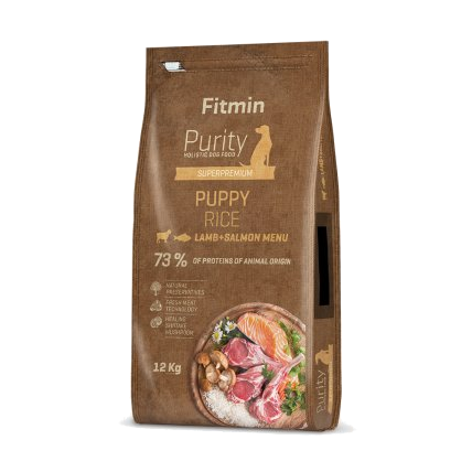 Fitmin dog Purity Rice Puppy Lamb&Salmon 2kg