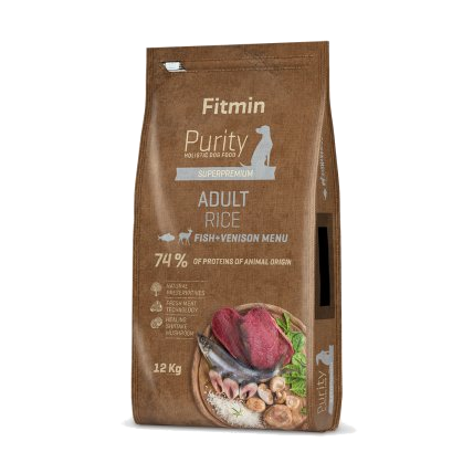 Fitmin Purity Adult Fish & Venison Rice 2kg