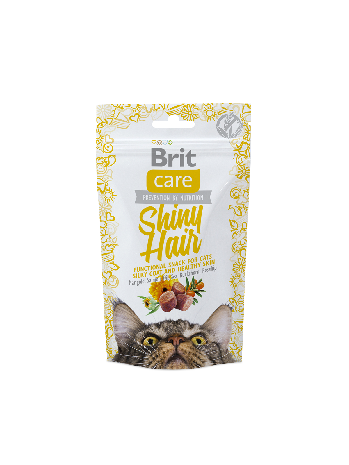 Brit care Cat snack Shiny Hair 50g