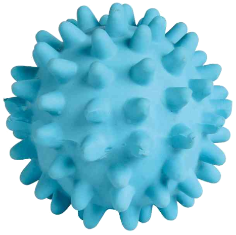Latexový ježatý míček se zvukem 6cm