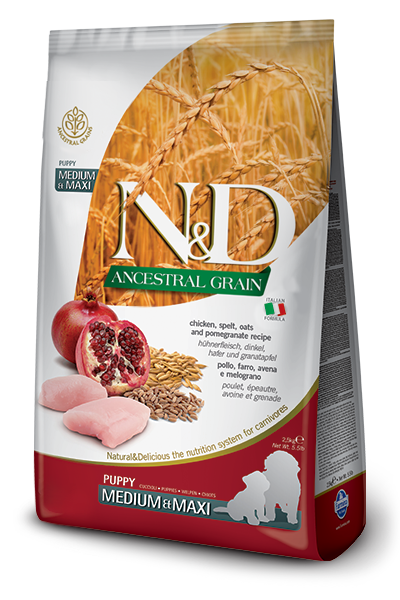 N&D Low Grain Dog Puppy M/L Chicken & Pomegranate 2,5 kg