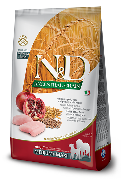 N&D Low Grain Dog Adult M/L Chicken & Pomegranate 12 kg