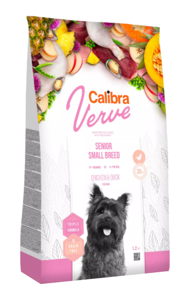 Calibra Dog Verve GF Senior Small Chicken&Duck 6kg