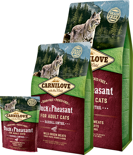 Carnilove Cat Duck&Pheasant Adult hairball 6kg