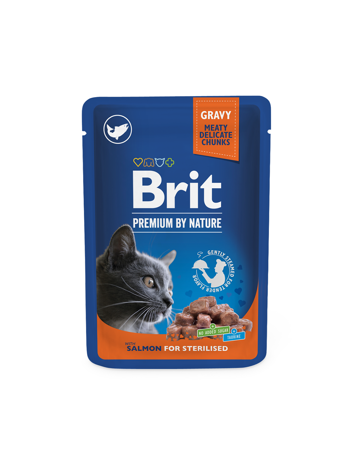 Brit Premium Cat kapsa Salmon for Sterilised 100g 