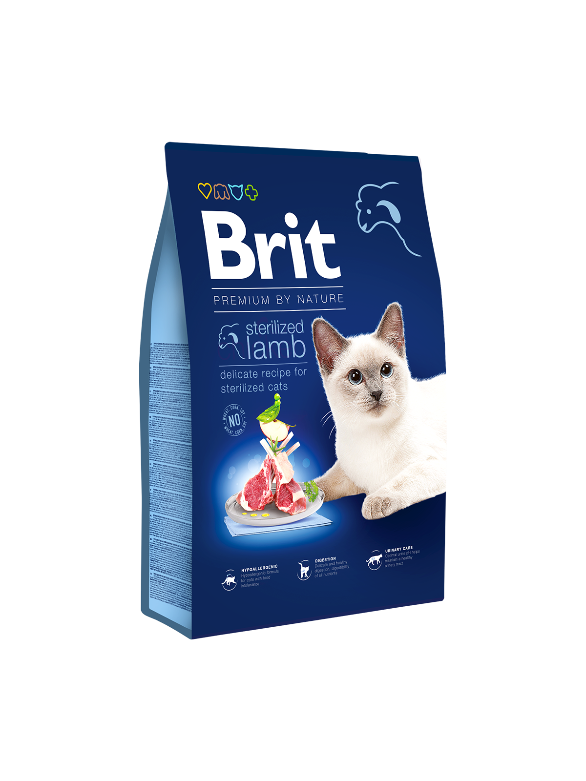 Brit Premium Cat by Nature Sterilized Lamb 300g 