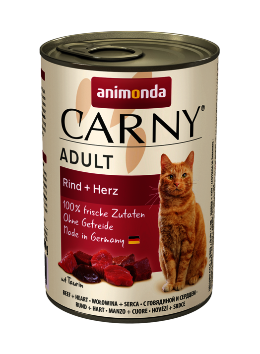 Animonda Carny Adult - hovězí, srdce 400g