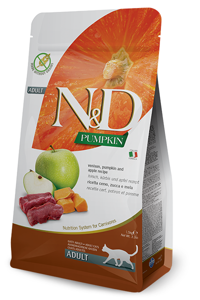 N&D Pumpkin CAT Venison & Apple 300g