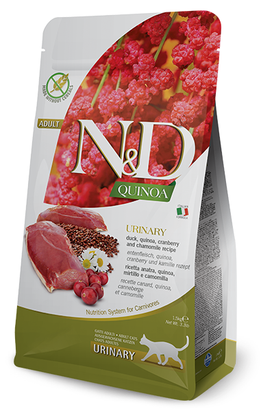 N&D Quinoa CAT Urinary Duck & Cranberry 300g