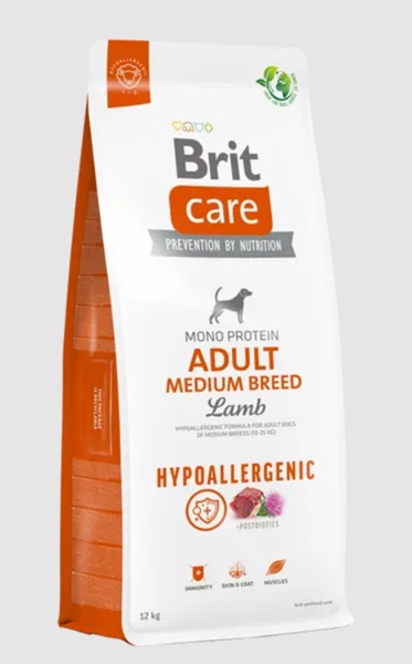 Brit Care Dog Hypoallergenic Adult Medium Breed 12 kg