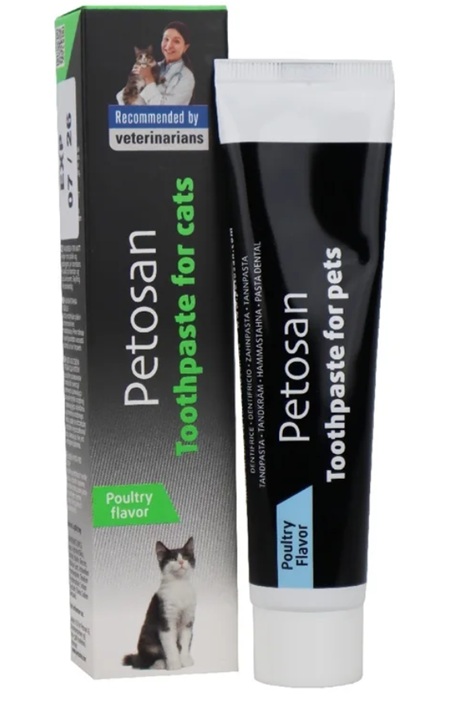 Petosan zubní pasta drůbeží pro kočky 70g/50ml 