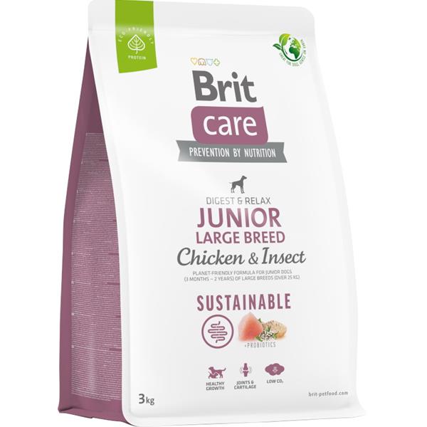 Brit Care Dog Sustainable Junior Large Breed 3kg