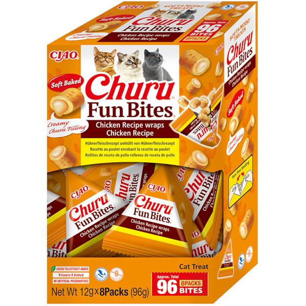 Churu Cat BOX Fun Bites Chicken wraps Chicken 8x12g