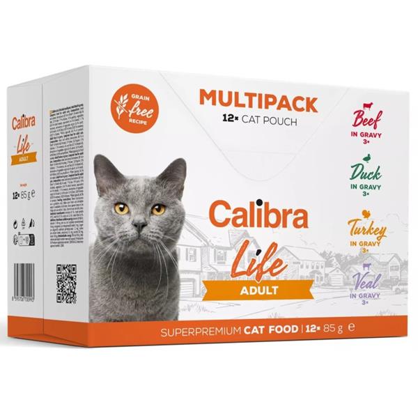 Calibra Cat Life kapsa Adult Multipack 12x85g