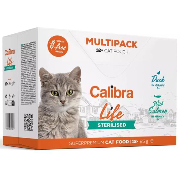 Calibra Cat Life kapsa Sterilised Multipack 12x85g