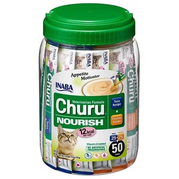 Inaba Churu cat Vet Nourish Tuna & Chicken Varieties 50x14g