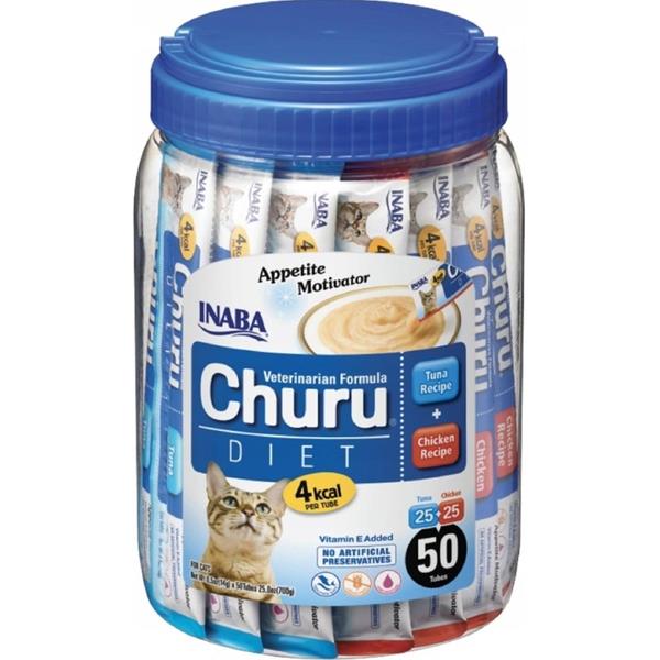 Inaba Churu cat Vet Diet Tuna & Chicken Varieties 50x14g