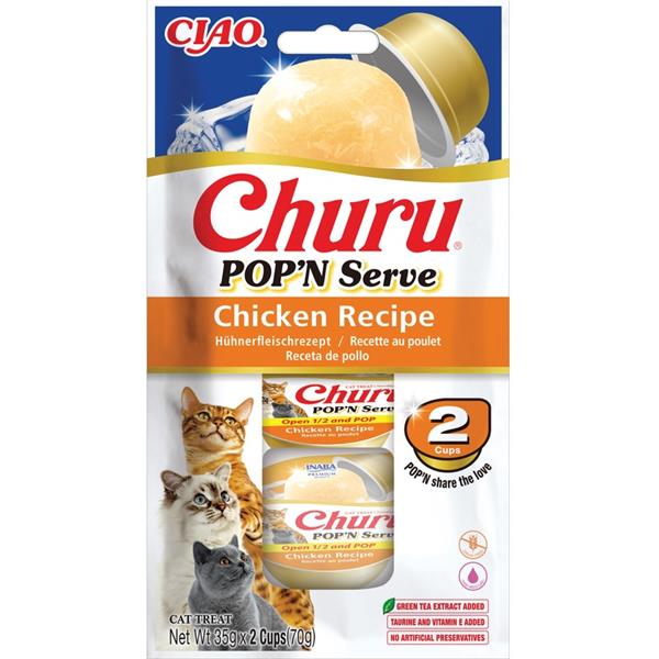 Inaba Churu POP'N SERVE kuře 2 x 35 g