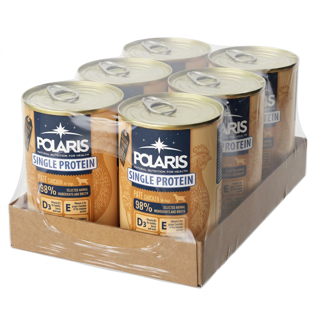 Polaris Single Protein paté Pes Kuřecí, konzerva 400 g PRODEJ PO BALENÍ (6 ks)
