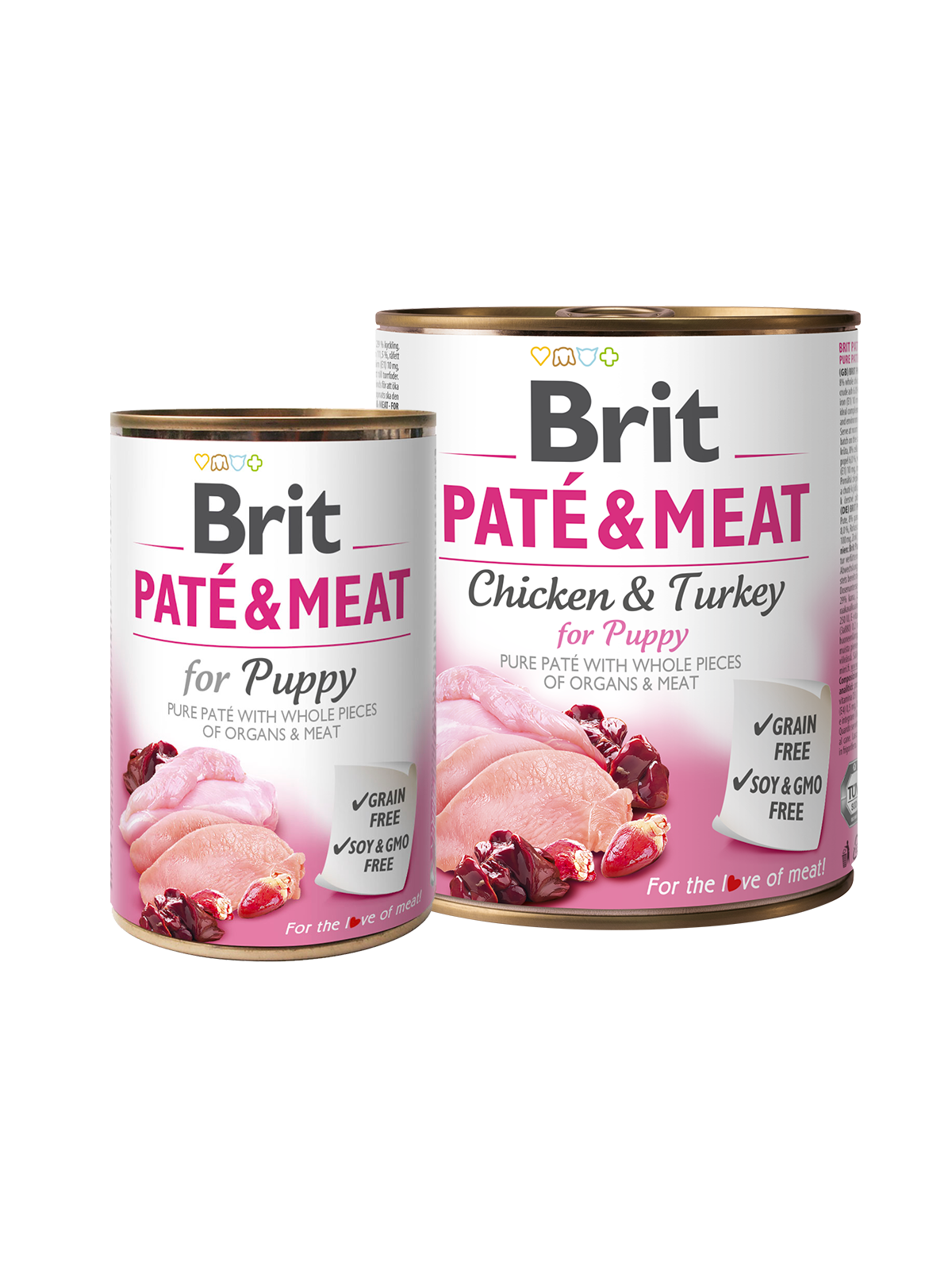 Konzerva Brit Paté&Meat for puppy 400g