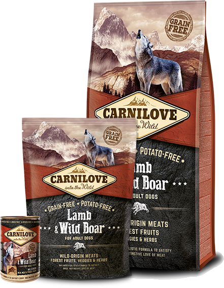 Carnilove Dog Lamb & Wild Boar for Adult 1,5kg
