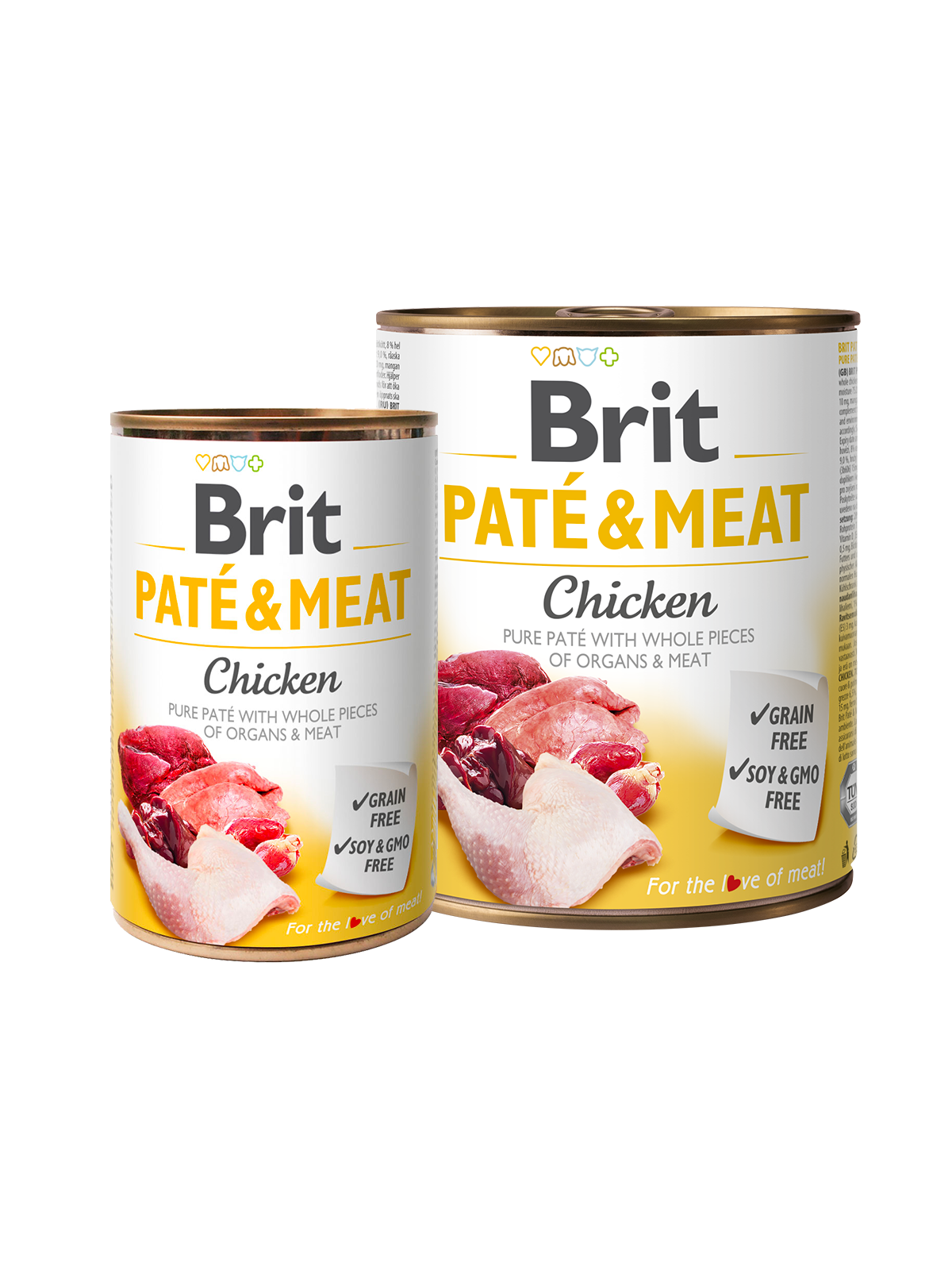 Konzerva Brit Paté&meat kuře 400g
