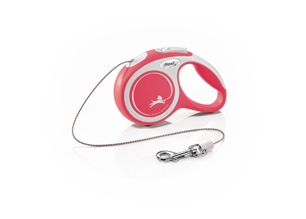 Flexi Comfort XS 3m/8kg lanko červená