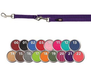 Vodítko Trixie premium prodlužovací XS-S různé barvy
