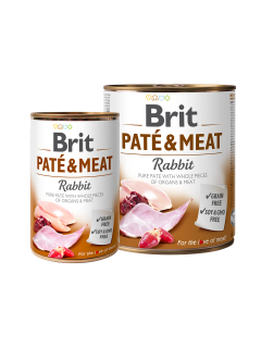 Konzerva Brit Paté&meat králík 400g
