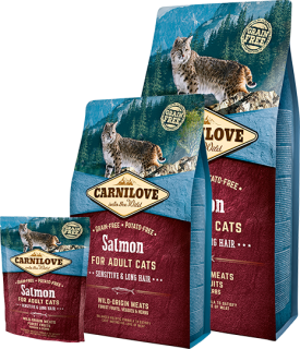 Carnilove Cat Salmon for adult Sensitive&LH 400g