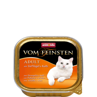 Animonda VomFeinstein cat drůbež+telecí 100g