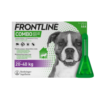FRONTLINE COMBO spot-on pro psy L (20-40kg)-1x2,68ml