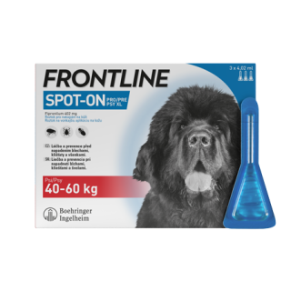 FRONTLINE SPOT ON pro psy XL (40-60kg) - 1x4,02ml