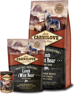 Carnilove Dog Lamb & Wild Boar for Adult 12kg