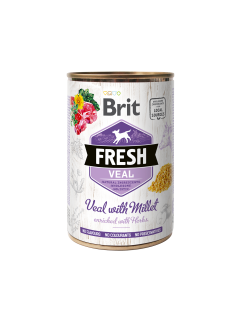 Brit Dog Fresh konz Veal with Millet 400g