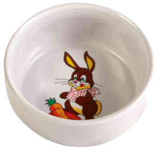 Keramická miska pro králíka s obrázkem 250ml