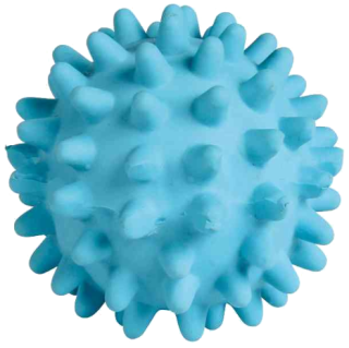 Latexový ježatý míček se zvukem 6cm