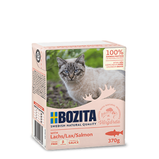Bozita Cat kousky v omáčce s lososem Tetrapak 370g