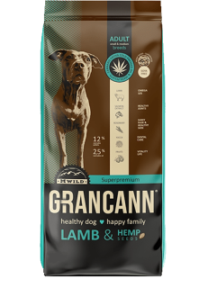 Grancann Lamb & Hemp seeds Adult small & medium breeds 3kg