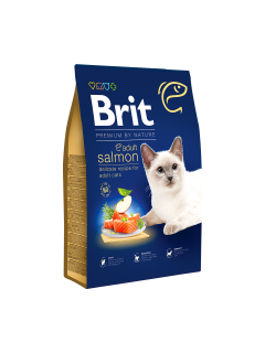 Brit Premium Cat by Nature Adult Salmon 8kg 