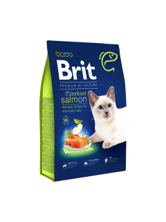 Brit Premium Cat by Nature Sterilized Salmon 800g 