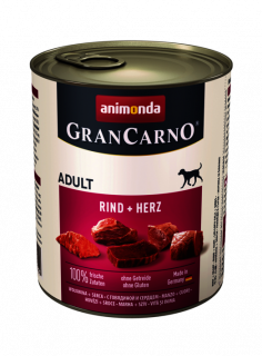 GranCarno Adult - hovězí, srdce 800g